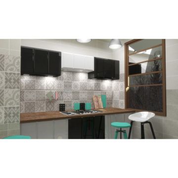 Настенная плитка AB Azulejos Benadresa (Аб Азулиос Бенадреса) Reine Walnut 30x90 см, BND0495