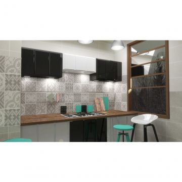 Настенная плитка AB Azulejos Benadresa (Аб Азулиос Бенадреса) Reine Grey 30x90 см, BND0591