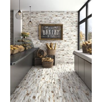 Напольная плитка Cevica Woodlands Pink 6,3x25,5 см