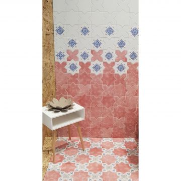 Напольная плитка Cevica (Кевика) Becolors Star Dec. Arabesque 13,25x13,25 см, CV67381