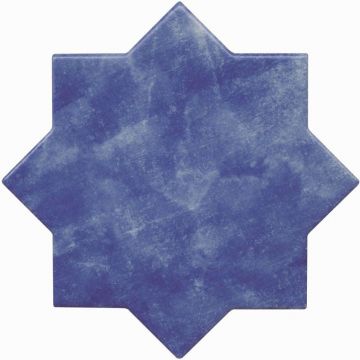 Напольная плитка Cevica (Кевика) Becolors Star Electric Blue 13,25x13,25 см, CV67375
