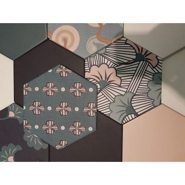 Напольная плитка Cevica (Кевика) Good Vibes Mix Deco. 15x15 см CV63880