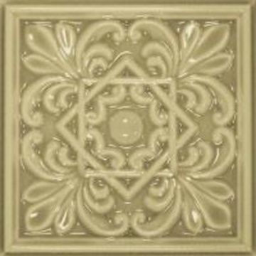 Декор Cevica (Кевика) Classic 1 Khaki (Cobsa) 15x15 см, 1515CL1KHA