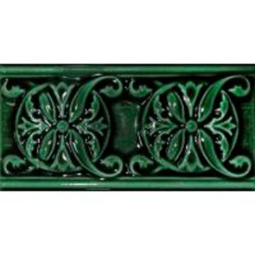 Бордюр Cevica (Кевика) Classic 10 Esmeralda (Craquele) 7,5x15 см, CV62759