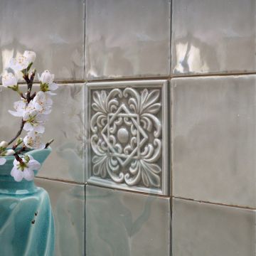 Настенная плитка Cevica Plus Esmeralda (Craquele) 7,5x15 см