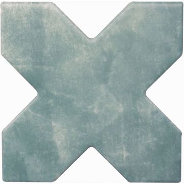 Напольная плитка Cevica (Кевика) Becolors Cross Lagoon 13,25x13,25 см, CV67376