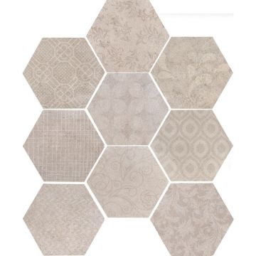 Керамогранит Cir (Кир) Riabita Il - Cotto Esagona Fabric Shabby Chic 24x27,7 см (56 B), 10472522