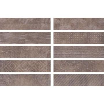 Керамогранит Cir (Кир) Docklands Freeport Mix Brown 8,6x35 см, 1047176