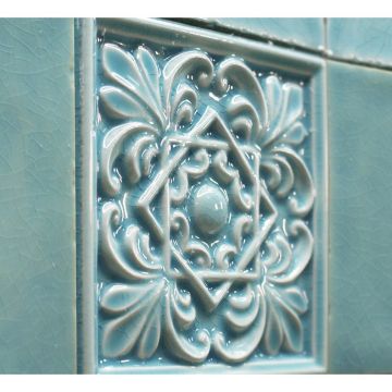 Декор Cobsa (Кобса) Plus Corner Torelo Esmeralda 3x5 см (Craquele), CV62755