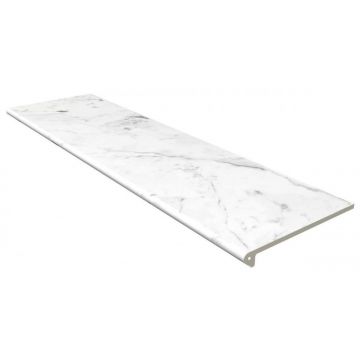 Ступень Gres Aragon (Грес Арагон) Peld. Red. Marble Carrara Blanco Liso 120x30 см, 970180