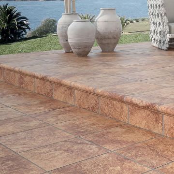 Ступень Gres Aragon (Грес Арагон) Esquina Redonda Jasper Marron 33x33 см, 901640