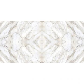 Керамогранит Itaca (Итака) Marmi Di Carara - B Glossy (Bluezone) 60x120 см, глянцевый, ITC76604