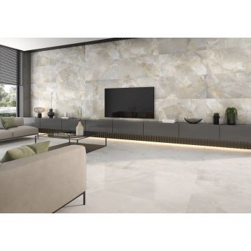 Керамогранит Keramikos (Керамикос) Onice Blanco Porcelain Rectifed Polished 60x120 см, ректификат, KRS79485