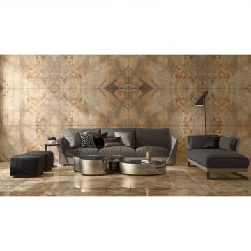 Керамогранит Seron Breccia Sandy - B Glossy 80x160 см