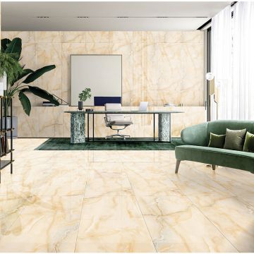 Керамогранит Gravita Noble onyx cream 60x120 см ректиф.Glossy