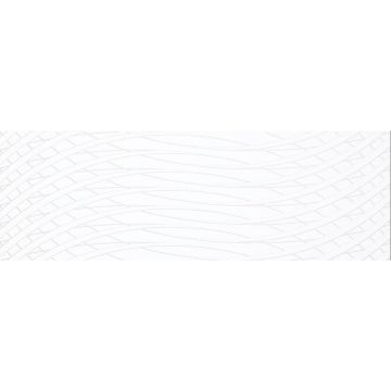 Настенная плитка Gravita (Гравита) Polar white across 30x90 см ректификат глянцевая супербелая, 78801887