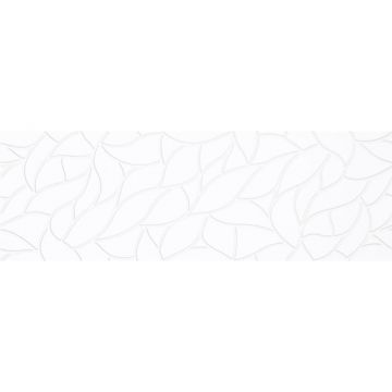 Настенная плитка Gravita (Гравита) Polar white era 30x90 см ректификат глянцевая супербелая, 78801884