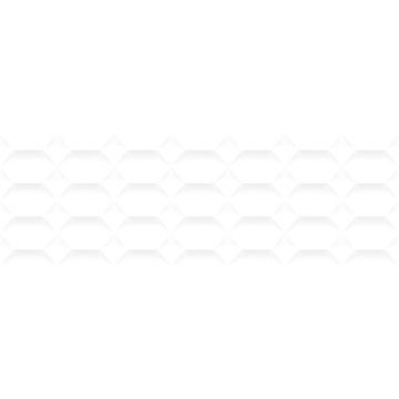 Настенная плитка Gravita (Гравита) Polar white hexa 30x90 см ректификат глянцевая супербелая, 78801886