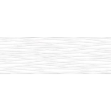 Настенная плитка Gravita (Гравита) Satin white coastal 30x90 см ректификат матовая, 78801852