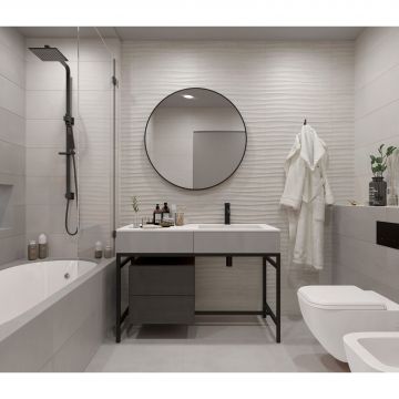 Настенная плитка Global Tile (Глобал Тайл) Eco Loft GT 60x25 см Серый 10100001349