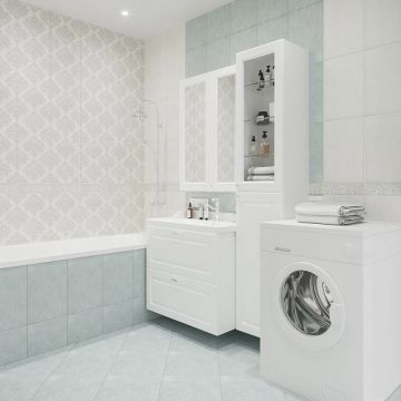 Напольная плитка Global Tile (Глобал Тайл) Adele 40x40 см Голубой 3AL0048