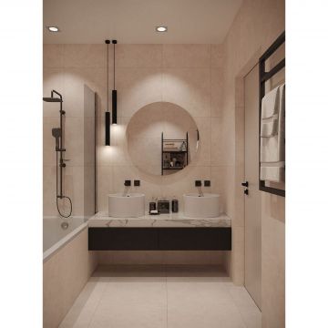 Керамогранит Global Tile (Глобал Тайл) Onda GT 60x60 см Светло-серый GT60600906MR