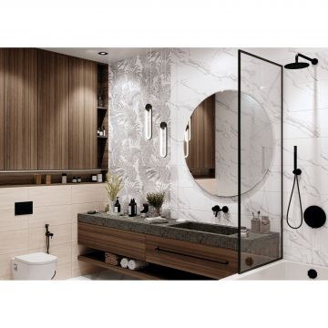 Декор Global Tile (Глобал Тайл) Anima 60x75 см Белый Панно из 3 плит 10300000240