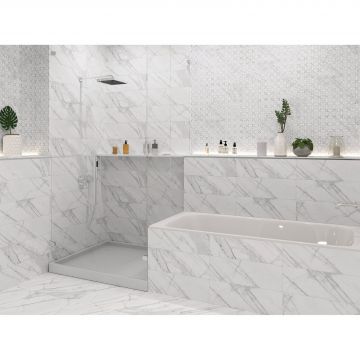 Керамогранит Global Tile (Глобал Тайл) Pulse GT Белый/серый 45x45 см 6246-0037