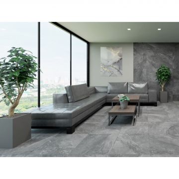 Керамогранит Global Tile (Глобал Тайл) Rocket GT 60x60 см Темно-серый GT60600709MR