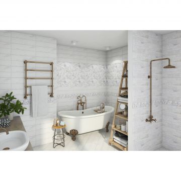 Настенная плитка Global Tile (Глобал Тайл) San Remo 50x25 см Белый GT13VG
