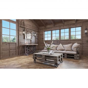 Керамогранит Global Tile (Глобал Тайл) 14,8x59,7 см Оксфорд Коричневый GT51VGN