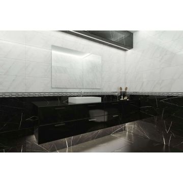 Настенная плитка Global Tile (Глобал Тайл) Aurora GT 60x25 см Серый 10100000452