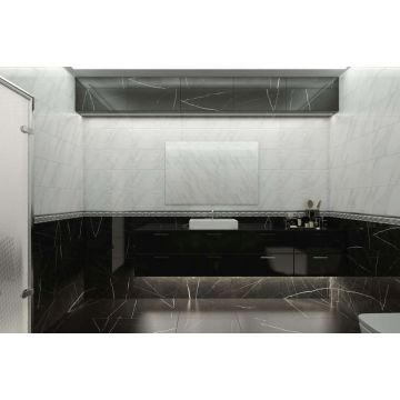 Настенная плитка Global Tile (Глобал Тайл) Aurora GT 60x25 см Серый 10100000452