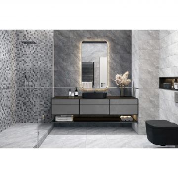 Настенная плитка Global Tile (Глобал Тайл) Balance GT 40x20 см Серый 1039-8219
