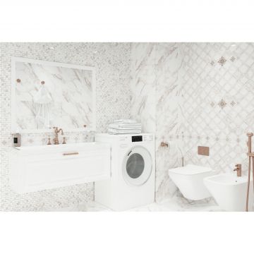 Настенная плитка Global Tile (Глобал Тайл) Calacatta Gold GT 40x25 см Белый 10100001120