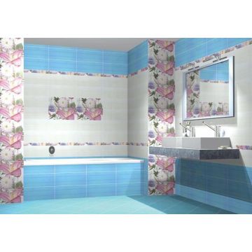 Настенная плитка Europa Ceramica (Европа Керамика) Fantasy Negro LS 20х50 см