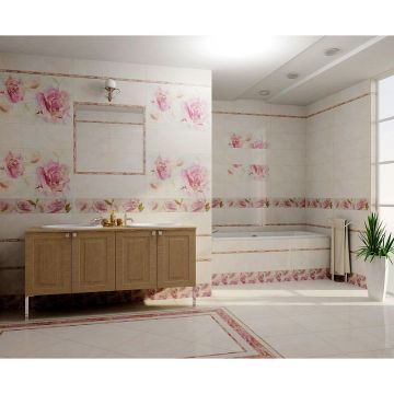 Декор Europa Ceramica (Европа Керамика) Dec Acuarela Esquina 22,5х22,5 см