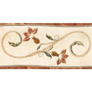 Бордюр Europa Ceramica (Европа Керамика) Cen Losanga Otono 22,5х45 см