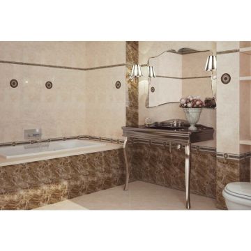 Бордюр Belleza Бельведер бежевый 6х25 см
