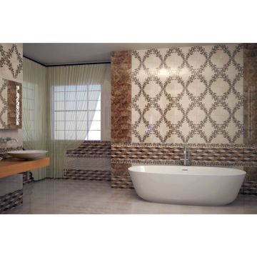 Декор Belleza (Беллеза) Калинка коричневый 25х40 см (04-01-1-09-03-15-650-0)