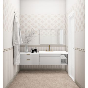 Плитка настенная Belleza Лилль серый 25х40 см (00-00-1-09-00-06-1109)