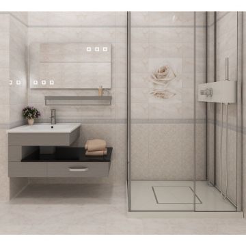 Плитка настенная Belleza Нежность темно-бежевый 25х50 см (00-00-5-10-01-11-350)