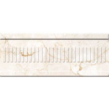 Бордюр Belleza (Беллеза) объемный Монкада коричневый 10х25 см (13-01-1-22-42-15-480-0)