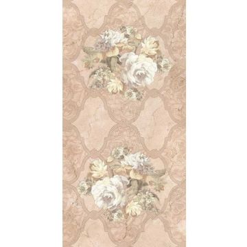 Декор Belleza (Беллеза) Розмари коричневый 25х50 см (04-01-1-10-03-15-404-0)