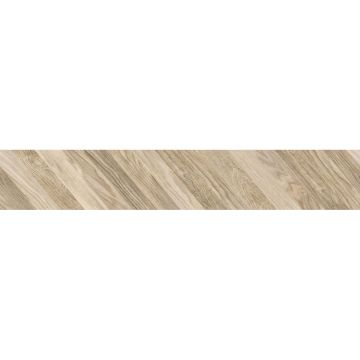 Керамогранит Belleza (Беллеза) Wood Chevron бежевый лев 15х90 см (9L1180)