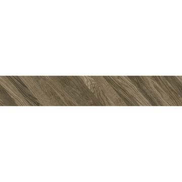 Керамогранит Belleza (Беллеза) Wood Chevron коричневый лев 15х90 см (9L7180)