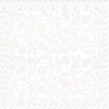 Декор Ceramique Imperiale (Керамика Империале) Замоскворечье белый 20х20 см (04-01-1-14-03-00-281-0)