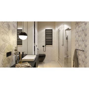Плитка настенная Golden Tile (Голден Тайл) Изольда св.бежевый рельеф 25х33 см (7МV251)