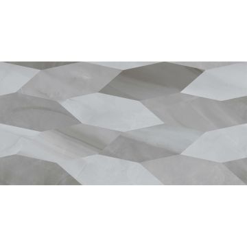 Плитка настенная Golden Tile (Голден Тайл) Lazurro Leaves серый 30х60 см (3L2251)