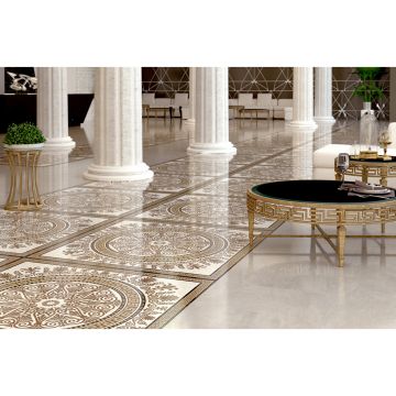 Плитка напольная Golden Tile (Голден Тайл) Meander бежевый 40х40 см (2А1870)